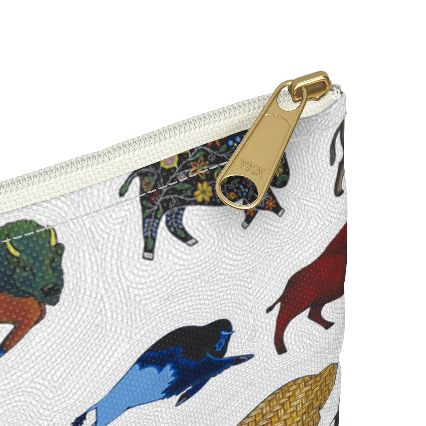 Accessory Pouch, Bison, Buffalo, Transition, Native American Art