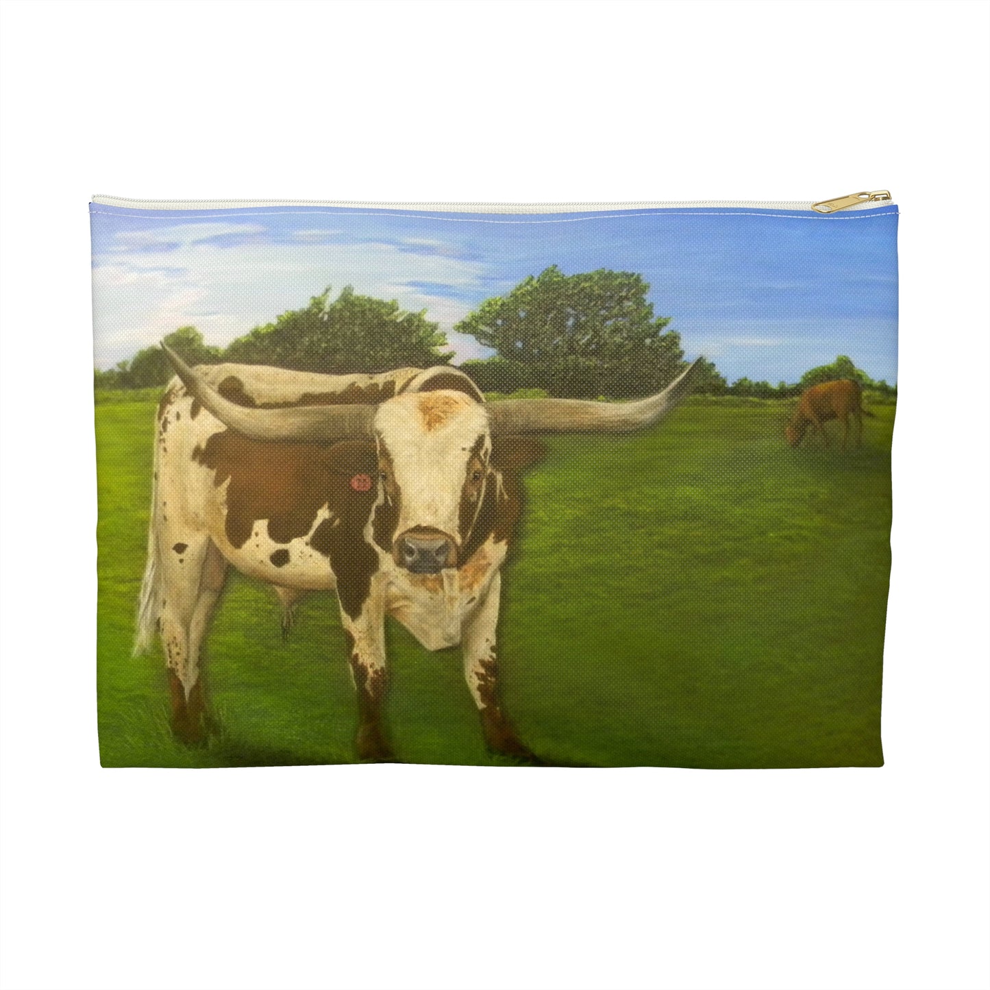 Accessory Pouch, Longhorn, Cattle, Ranch, Country Theme