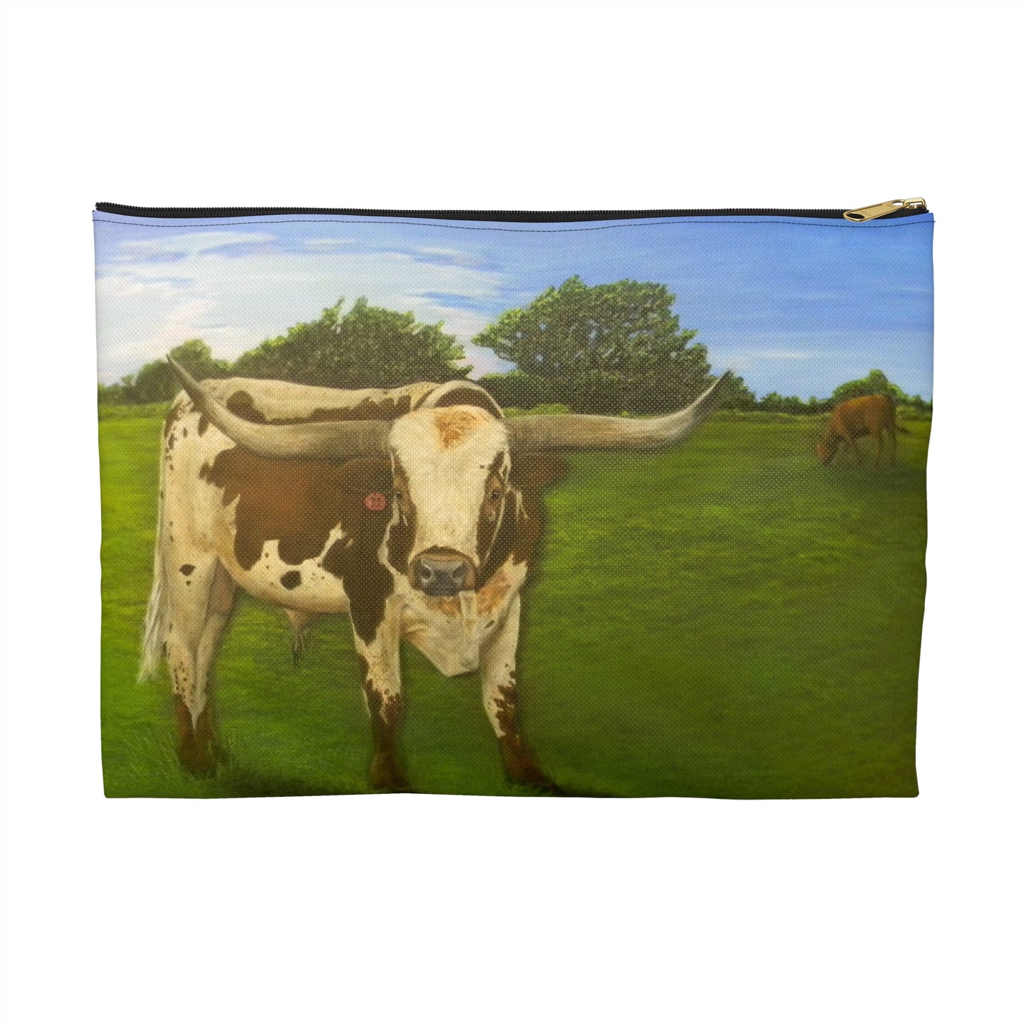 Accessory Pouch, Longhorn, Cattle, Ranch, Country Theme