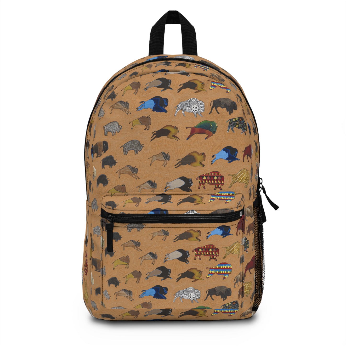 Backpack, Brown, Bison Transition, Buffalo, Native American, Hiking, Camping, Travel
