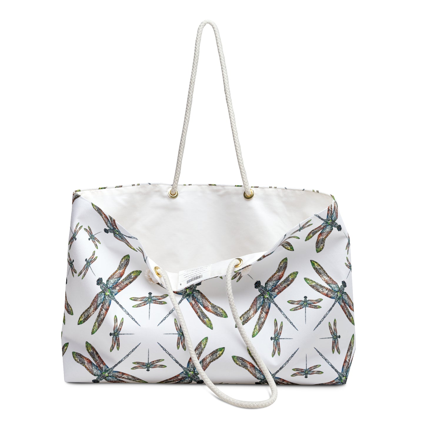 Dragonfly Weekender Bag, oversized tote, Beach tote, Powwow bag, Carry all, Native American design
