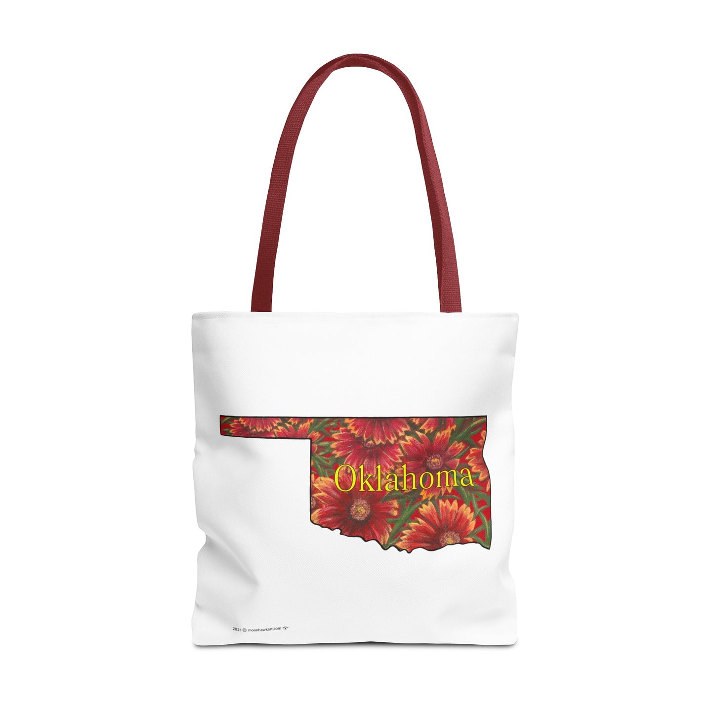 Oklahoma Indian Blanket, Tote Bag, Wildflowers, Book Bag, Oklahoma State Wildflower