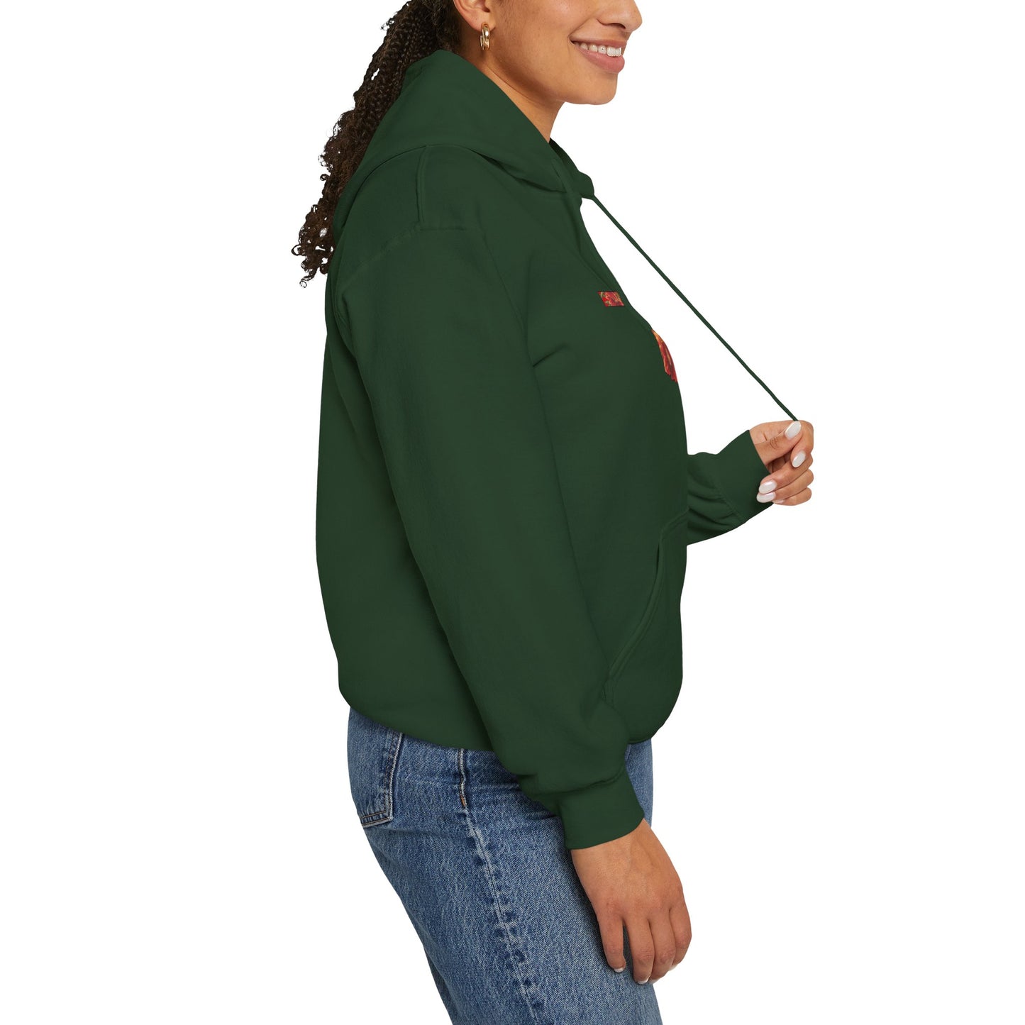 Unisex Heavy Blend™ Hooded Sweatshirt, Oklahoma, Indian Blanket, Oklahoma State Wildflowers