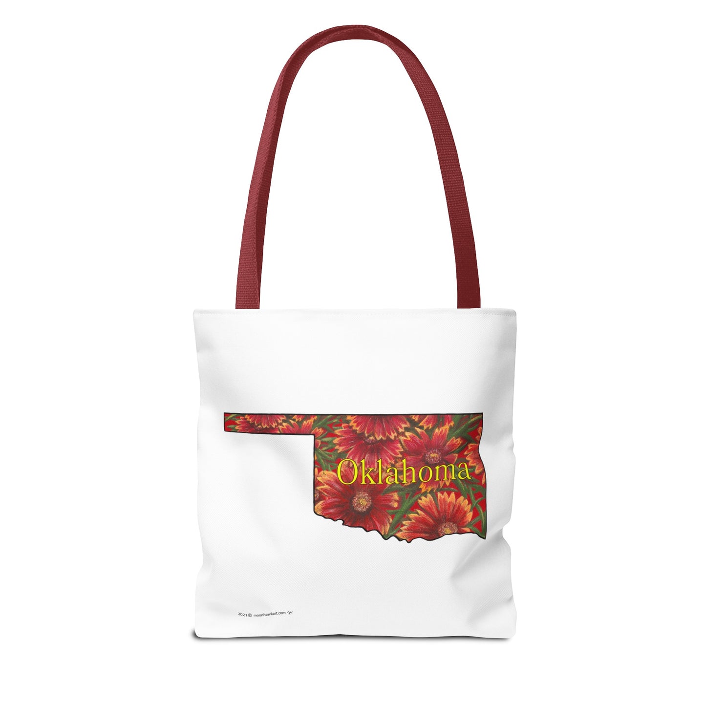 Oklahoma Indian Blanket, Tote Bag, Wildflowers, Book Bag, Oklahoma State Wildflower