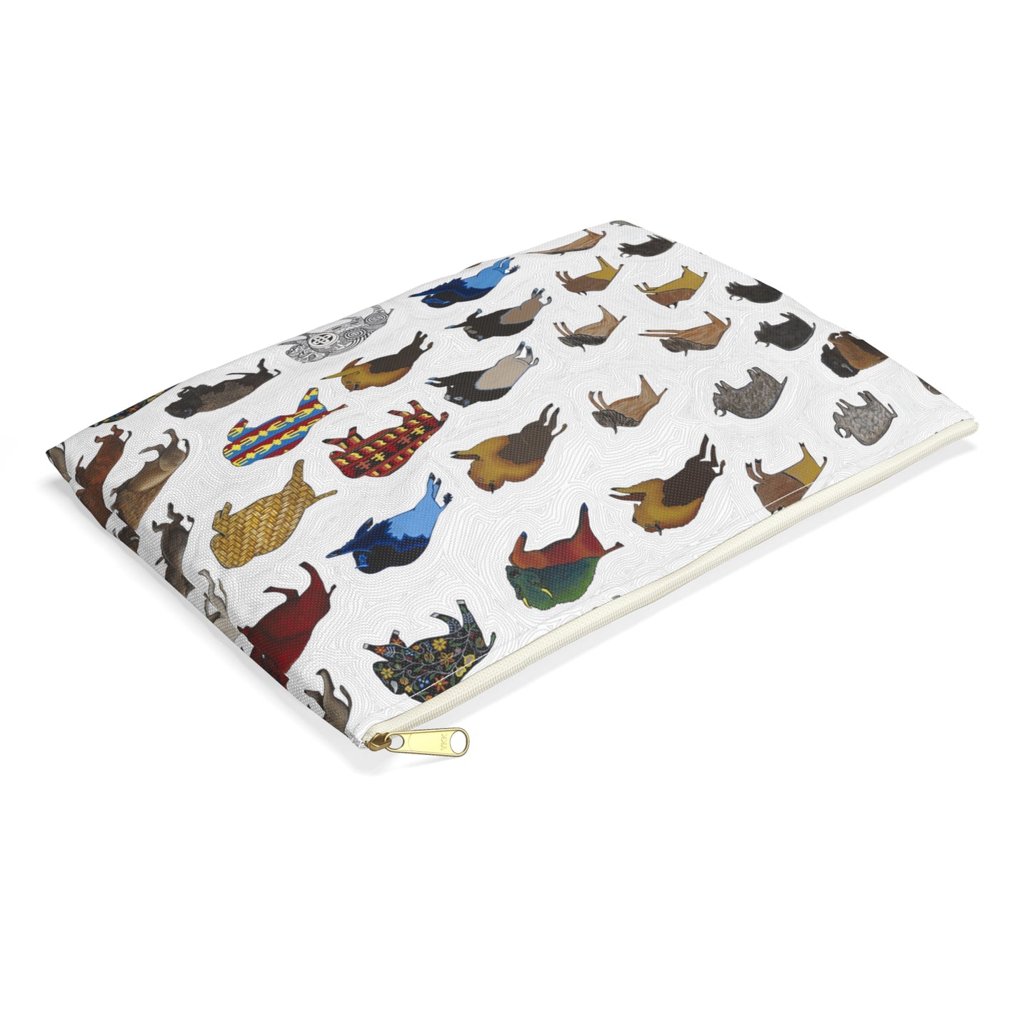 Accessory Pouch, Bison, Buffalo, Transition, Native American Art