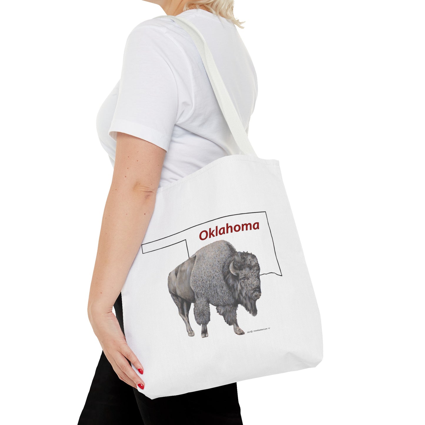 Oklahoma Bison Tote Bag