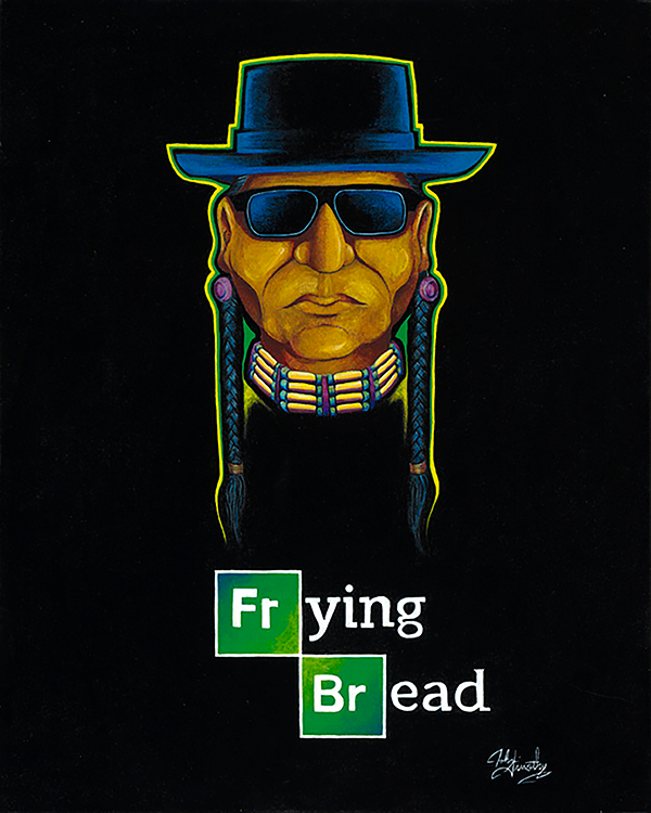 Art Print - Frying Bread - Walter Red