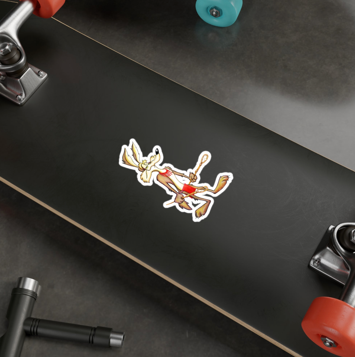 Vinyl Stickers, Mvskoke Coyote, Native Pop Humor, Native American, Indigenous