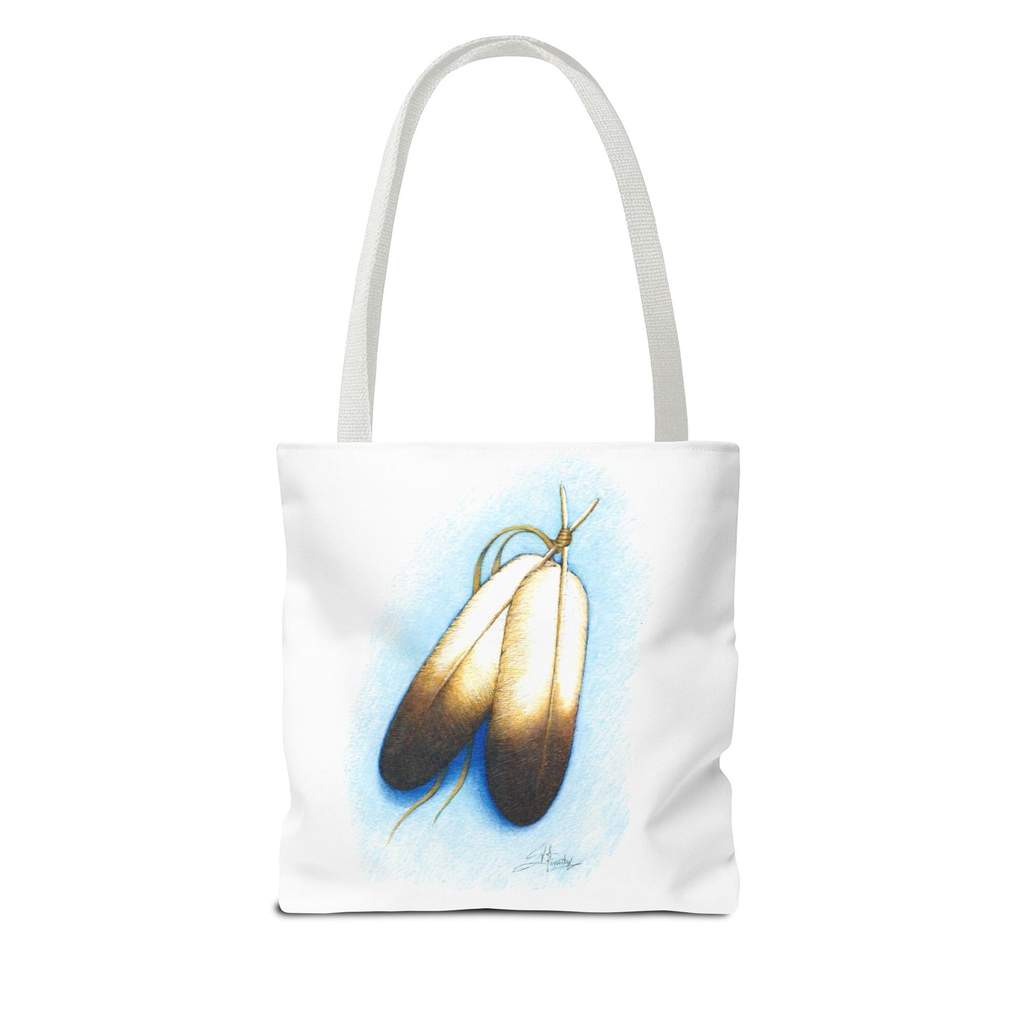 Tote Bag, Double Feather, Native American Design