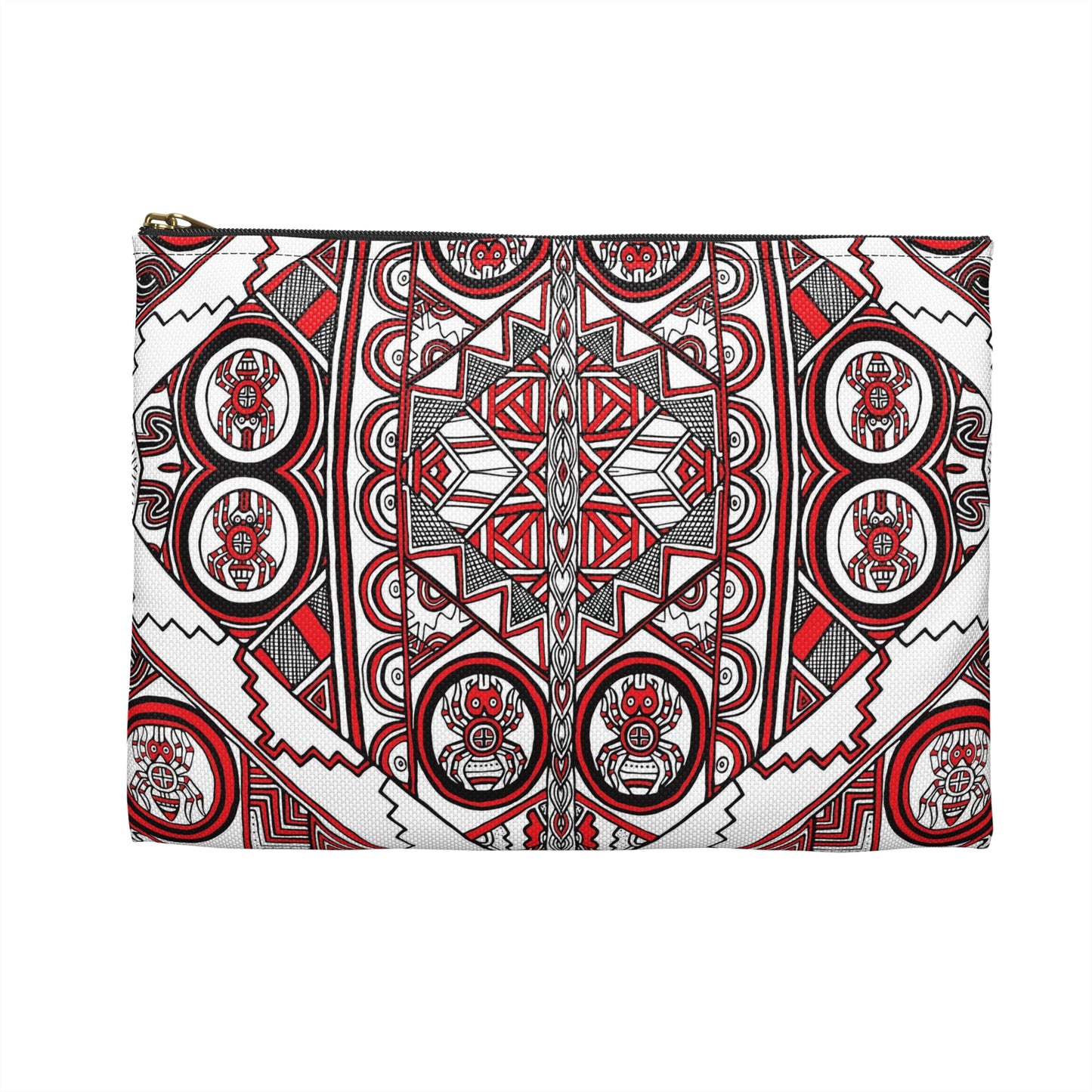 Accessory Pouch, SouthEast Spider Motif, Grandmother Spider, Native Design, Ancient Tribal Mound Design