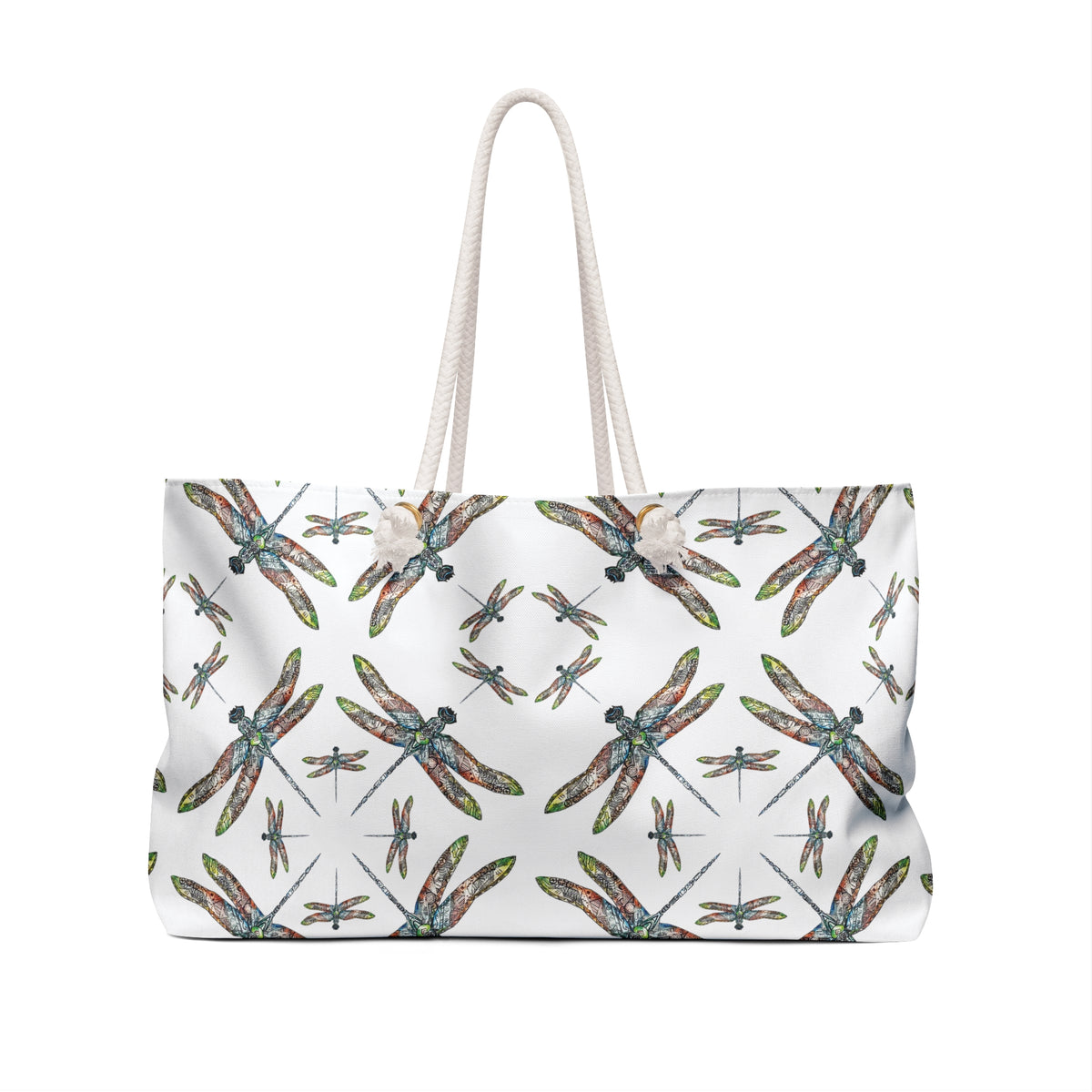 Weekender Bag, Dragonfly, Native Design, PowWow Tote, Carry All
