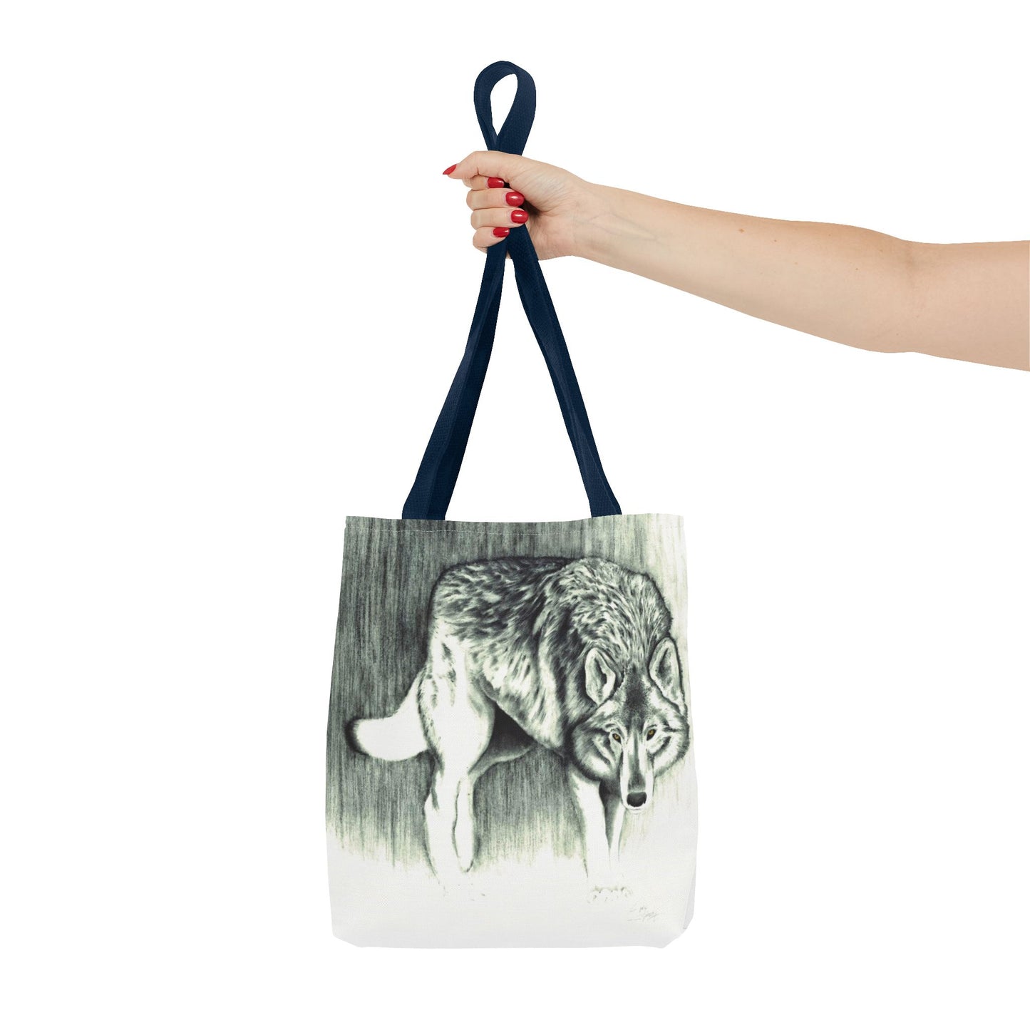 Tote Bag — Wolf Sketch - Native Wildlife Art Tote