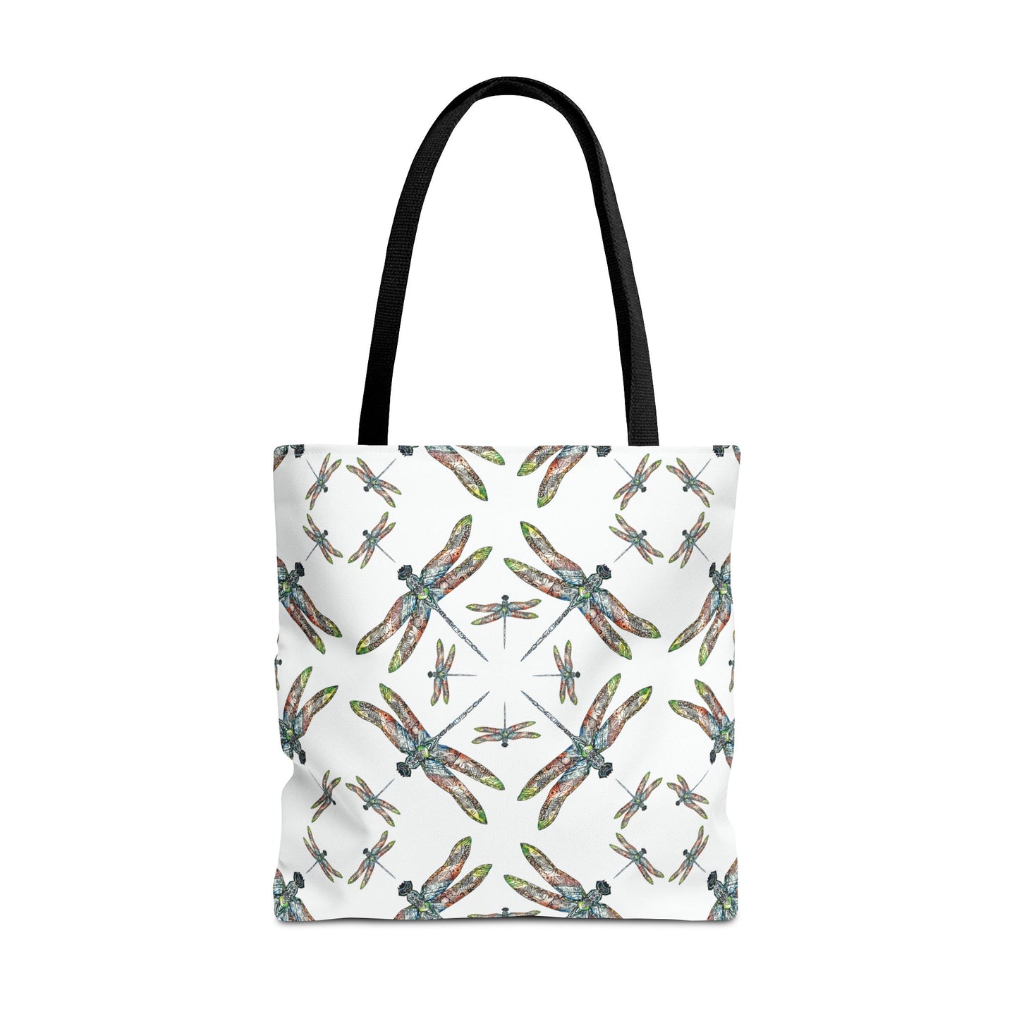 Tote Bag — Dragonfly Pattern, Native Tribal Design