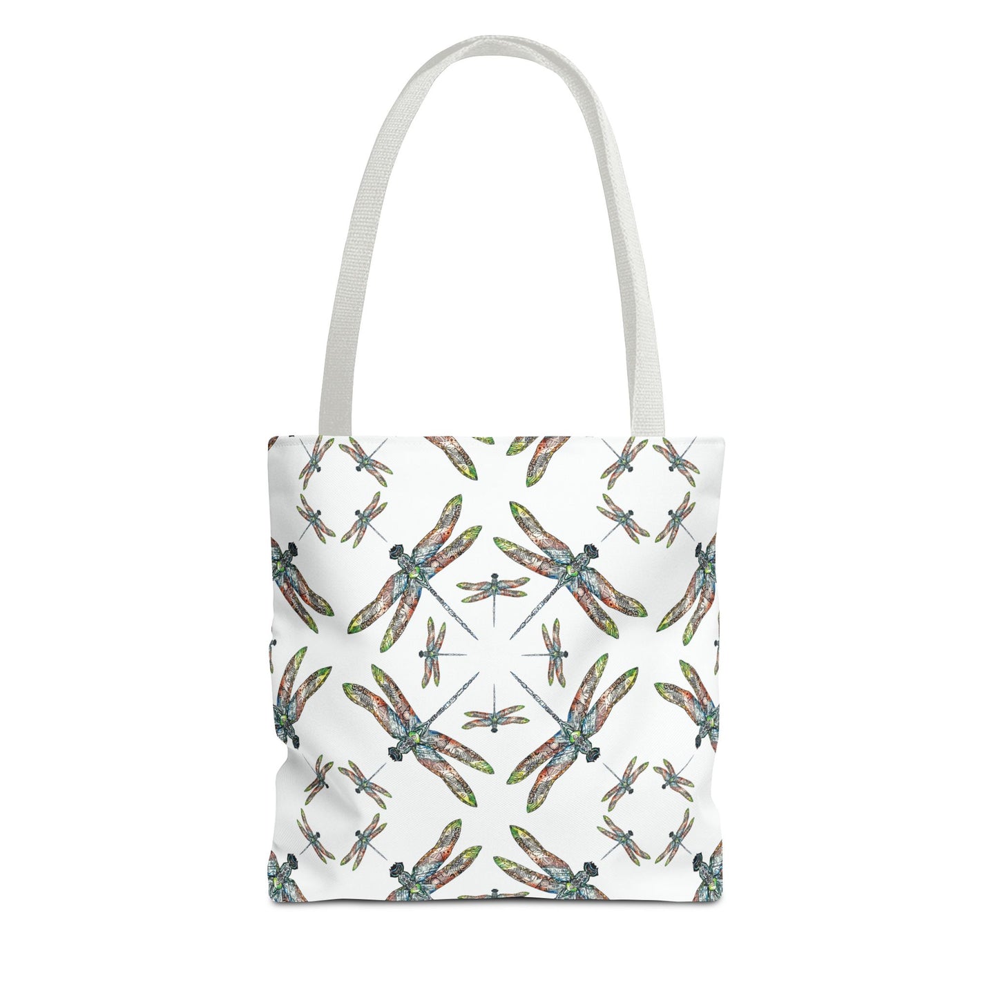 Tote Bag — Dragonfly Pattern, Native Tribal Design