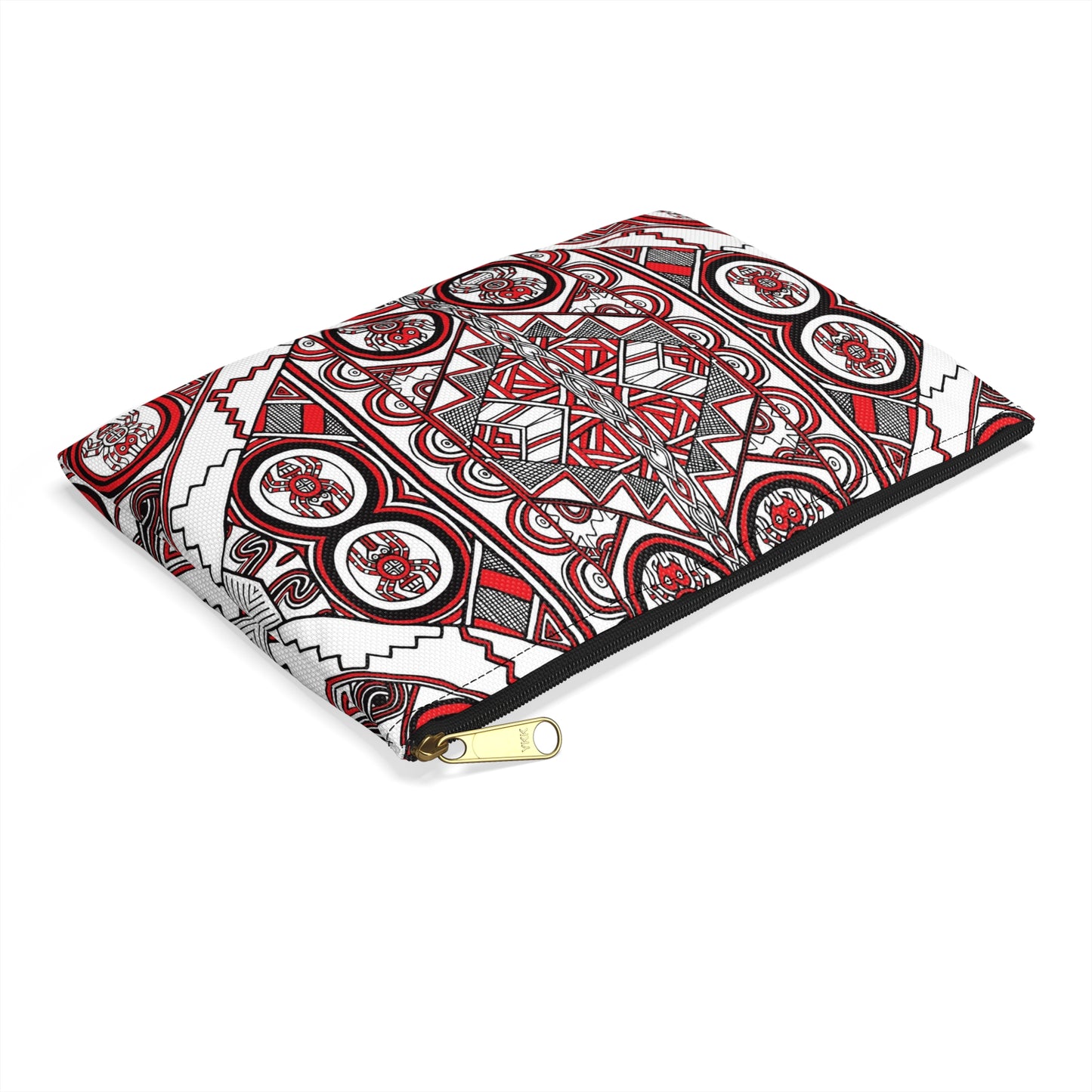 Accessory Pouch, SouthEast Spider Motif, Grandmother Spider, Native Design, Ancient Tribal Mound Design