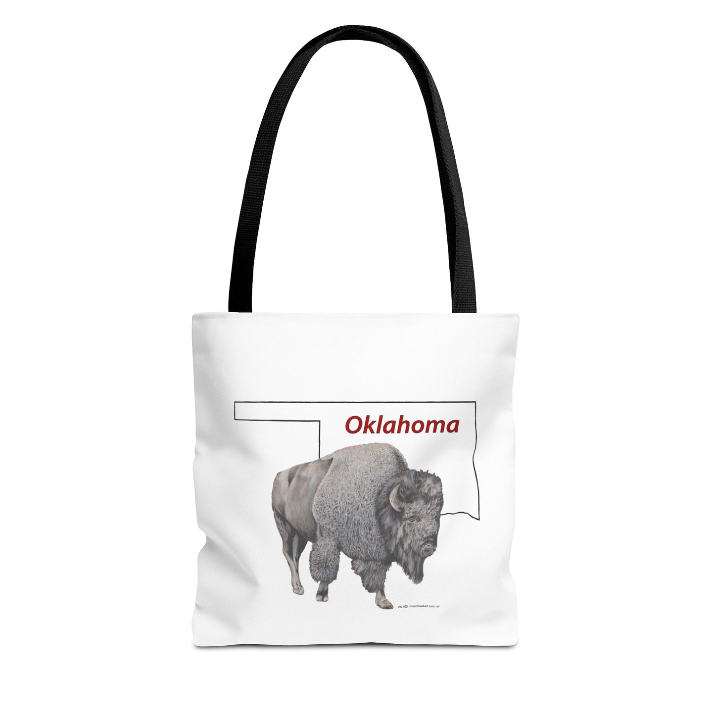 Tote Bag, Oklahoma Bison, Native American Design