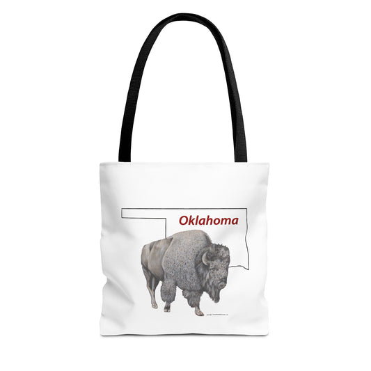 Tote Bag, Oklahoma Bison, Native American Design