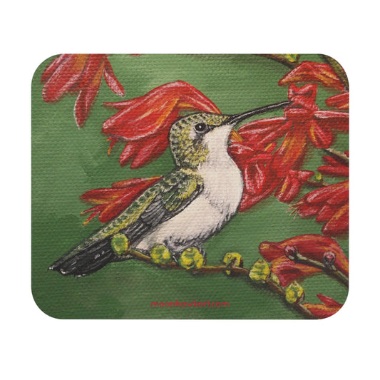 Mouse Pad (Rectangle), Hummingbird, Wild Bird, Backyard Bird