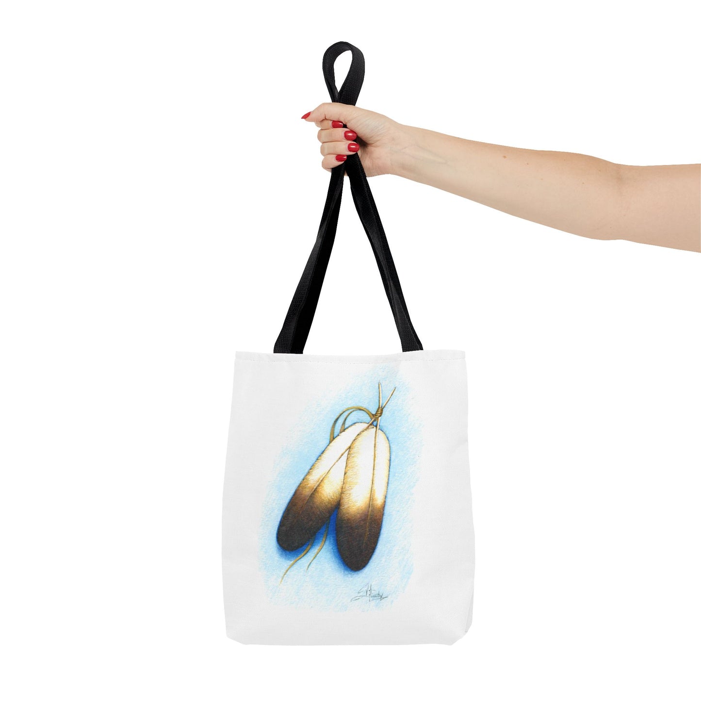 Tote Bag, Double Feather, Native American Design