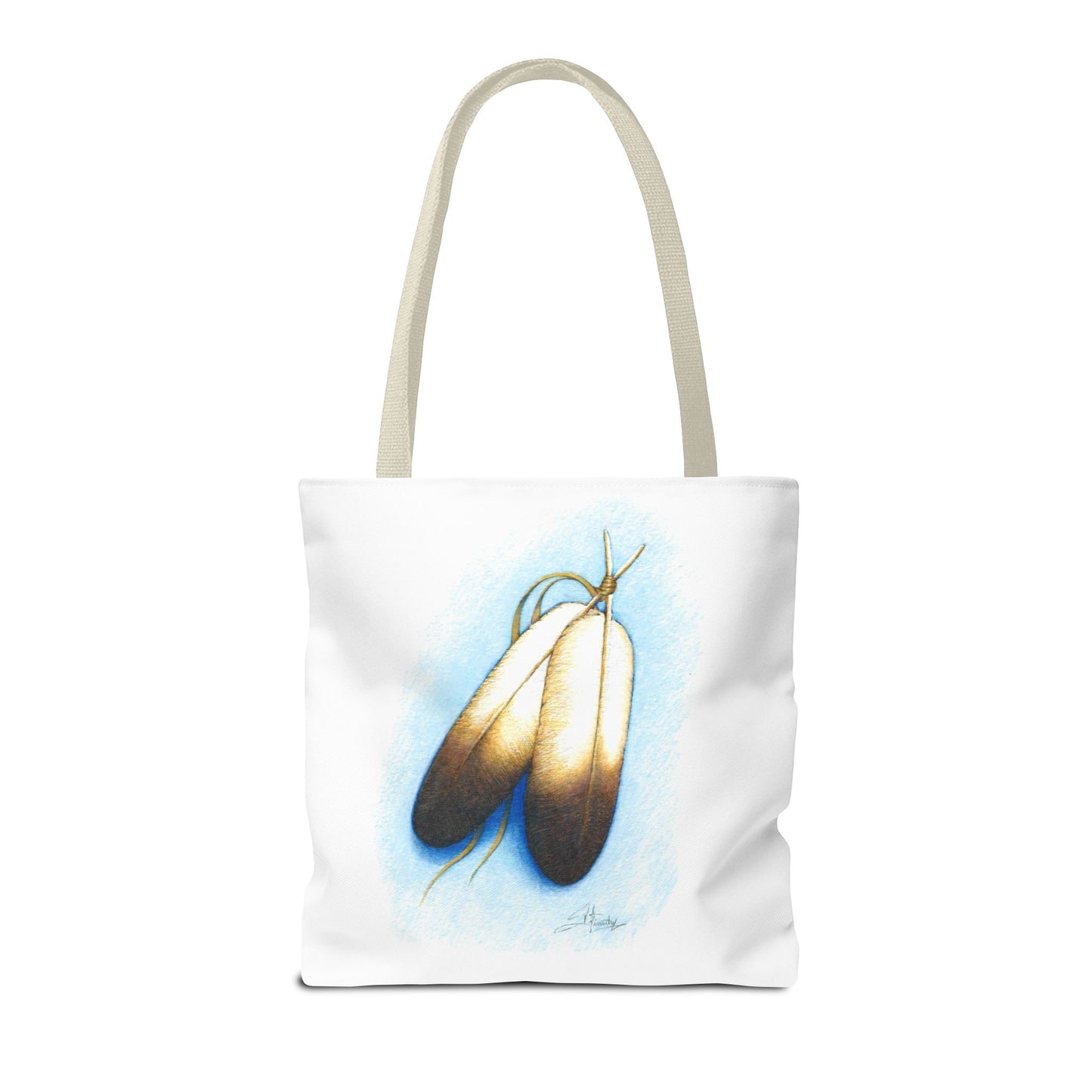Tote Bag, Double Feather, Native American Design