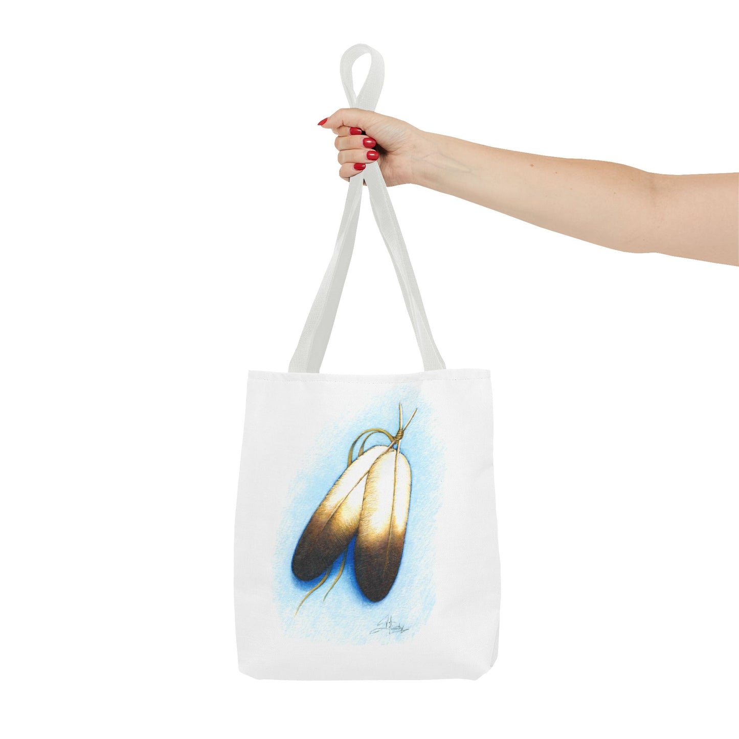 Tote Bag, Double Feather, Native American Design