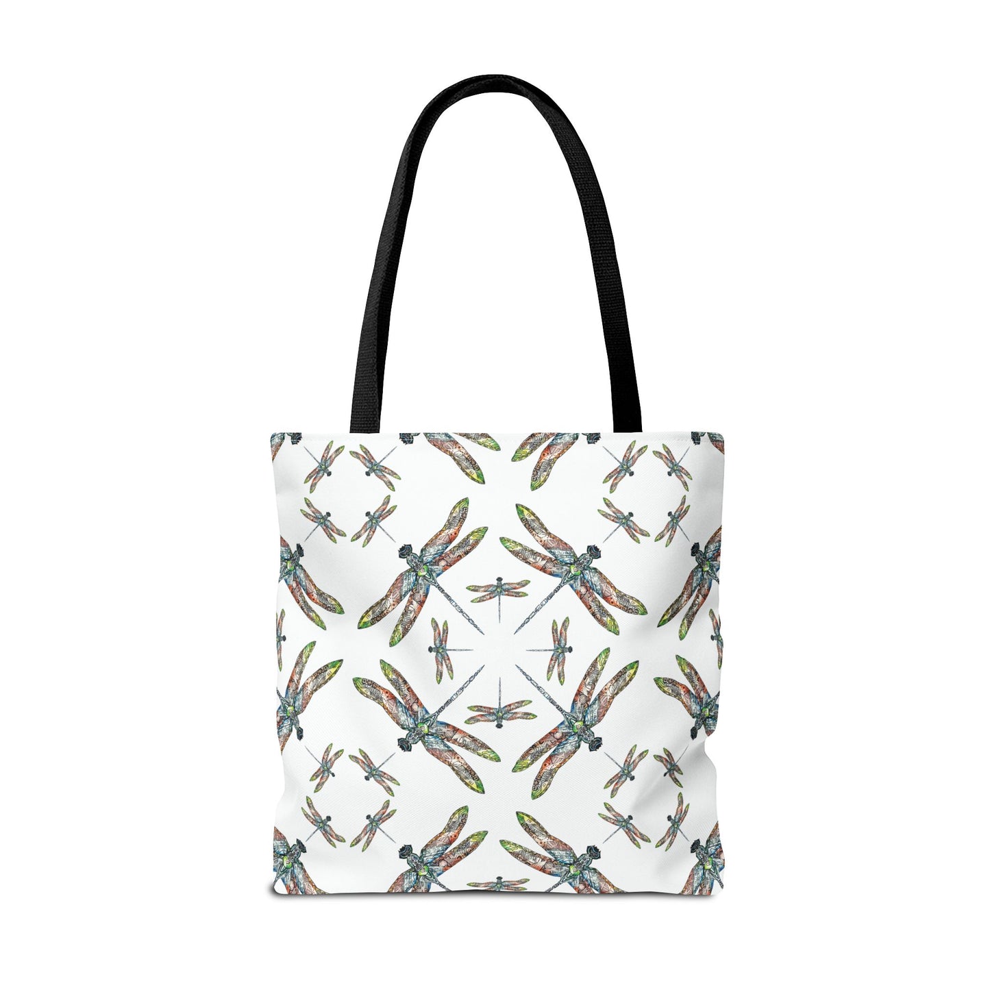 Tote Bag — Dragonfly Pattern, Native Tribal Design