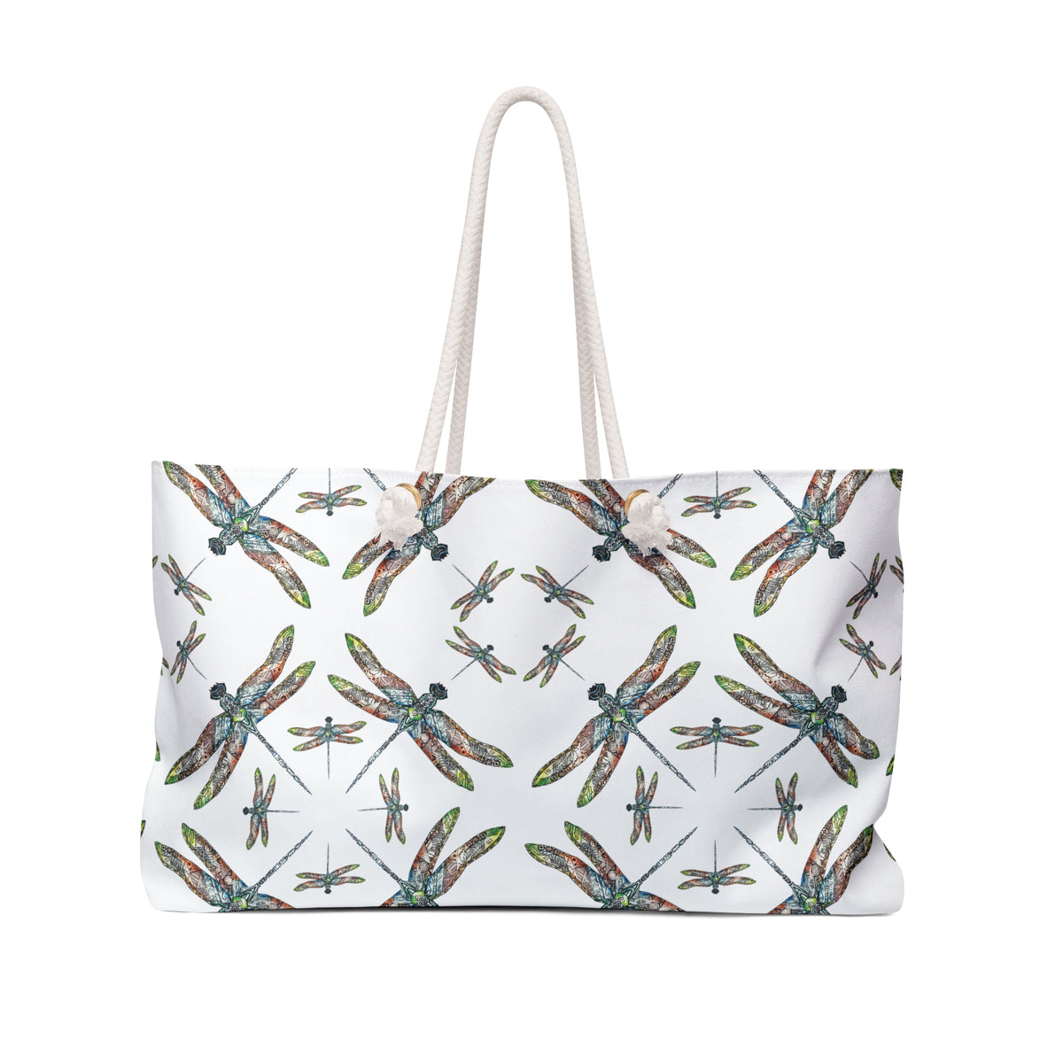 Weekender Bag, Dragonfly, Native Design, PowWow Tote, Carry All