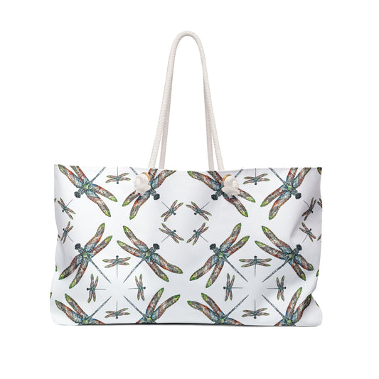 Weekender Bag, Dragonfly, Native Design, PowWow Tote, Carry All
