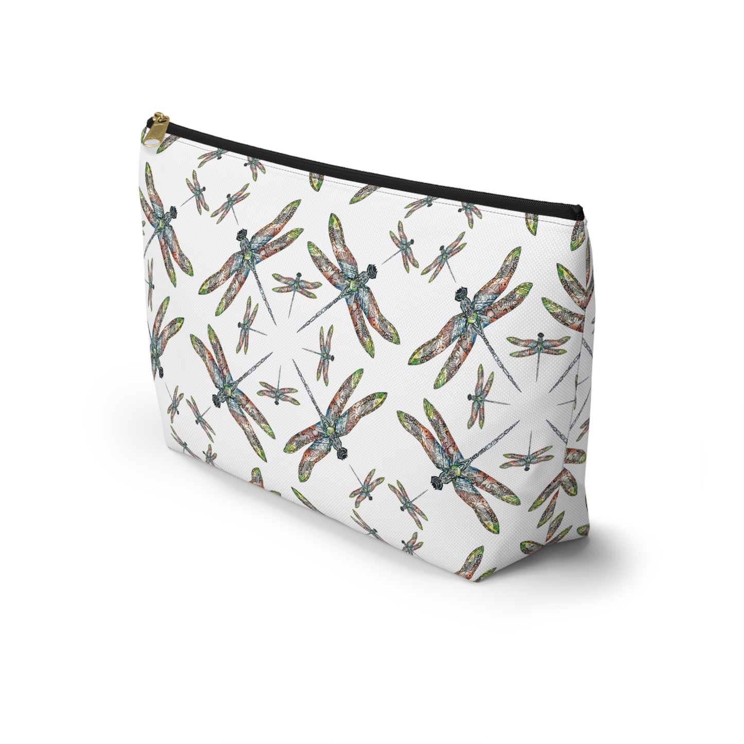 Accessory Pouch — T‑Bottom - Dragonfly - Native American-Cosmetic Bag