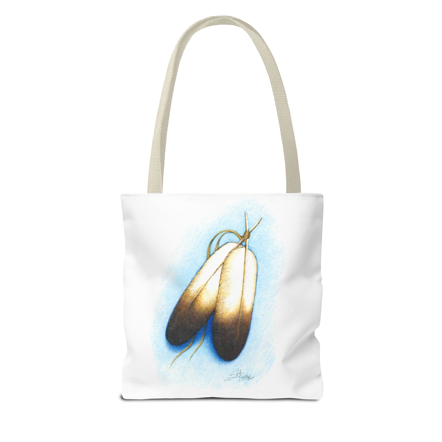 Tote Bag, Double Feather, Native American Design