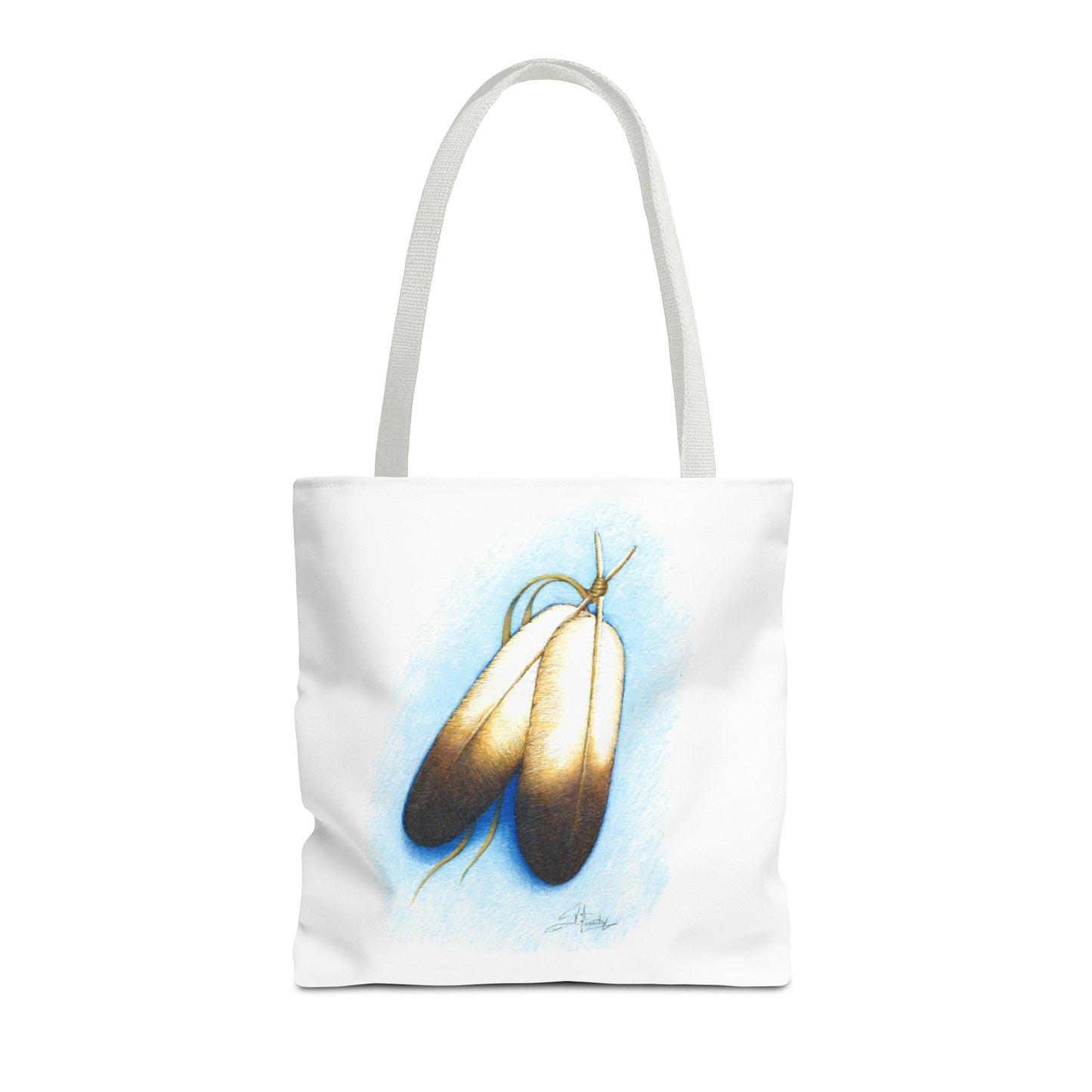 Tote Bag, Double Feather, Native American Design