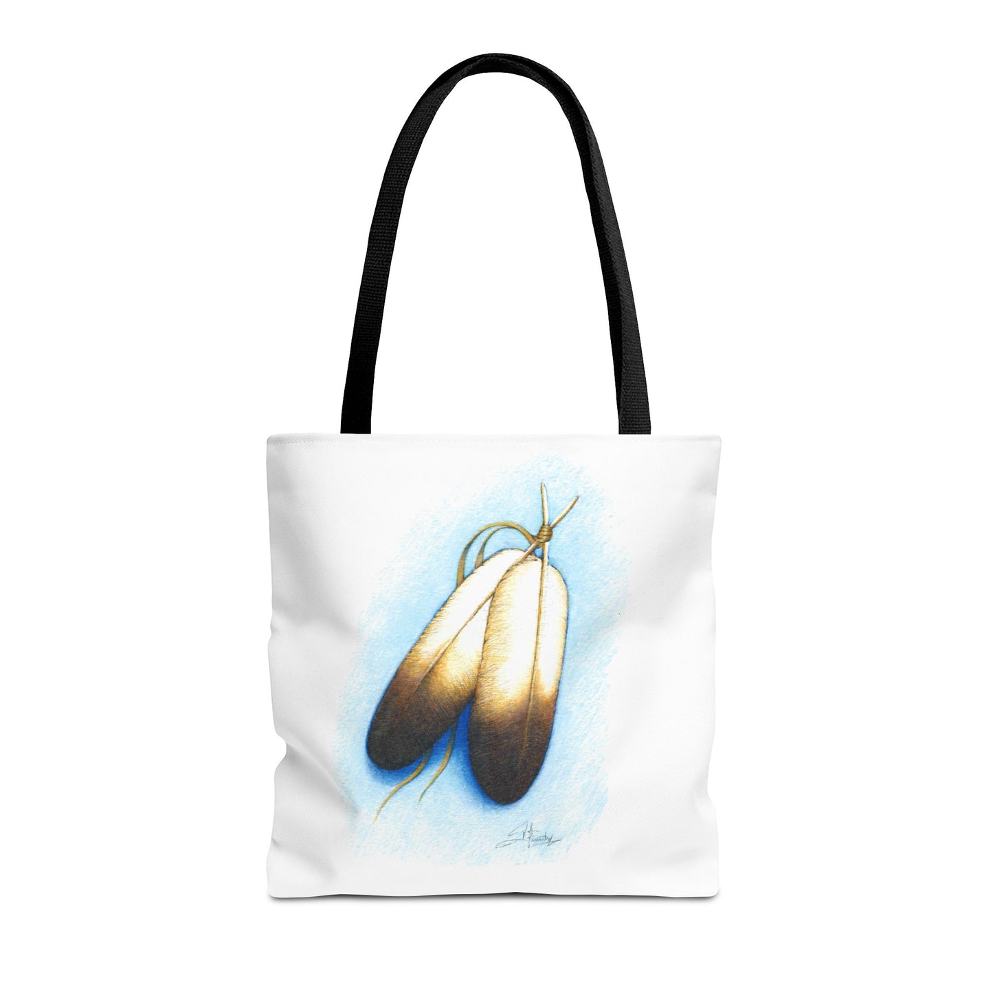 Tote Bag, Double Feather, Native American Design