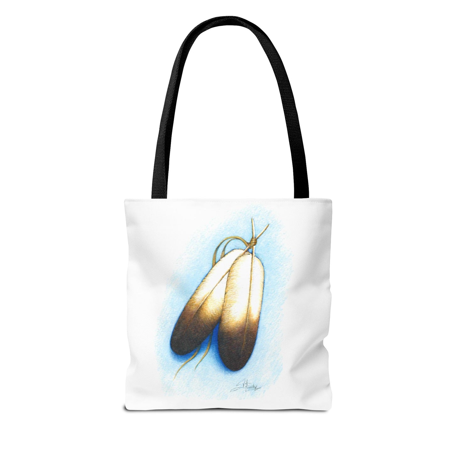 Tote Bag, Double Feather, Native American Design