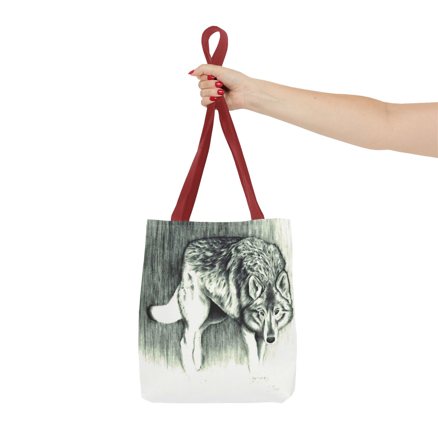 Tote Bag — Wolf Sketch - Native Wildlife Art Tote