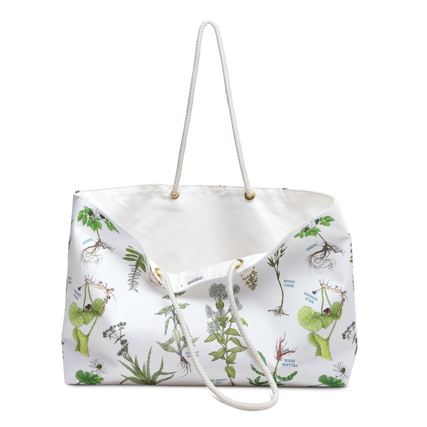 Cherokee Botanical Weekender Bag — Plant Print Travel Tote