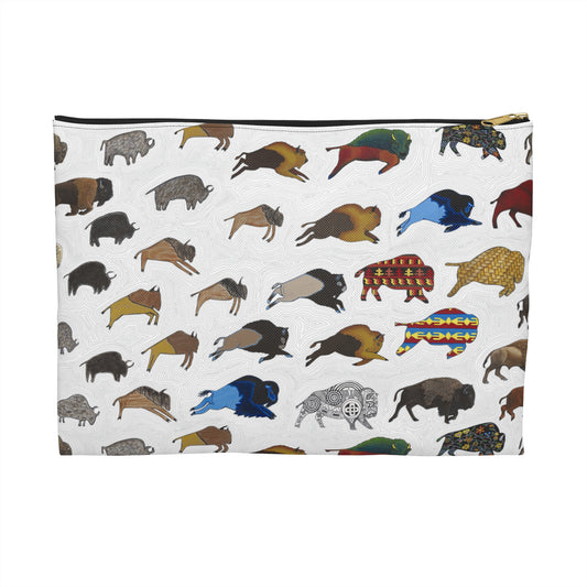 Accessory Pouch, Bison, Buffalo, Transition, Native American Art