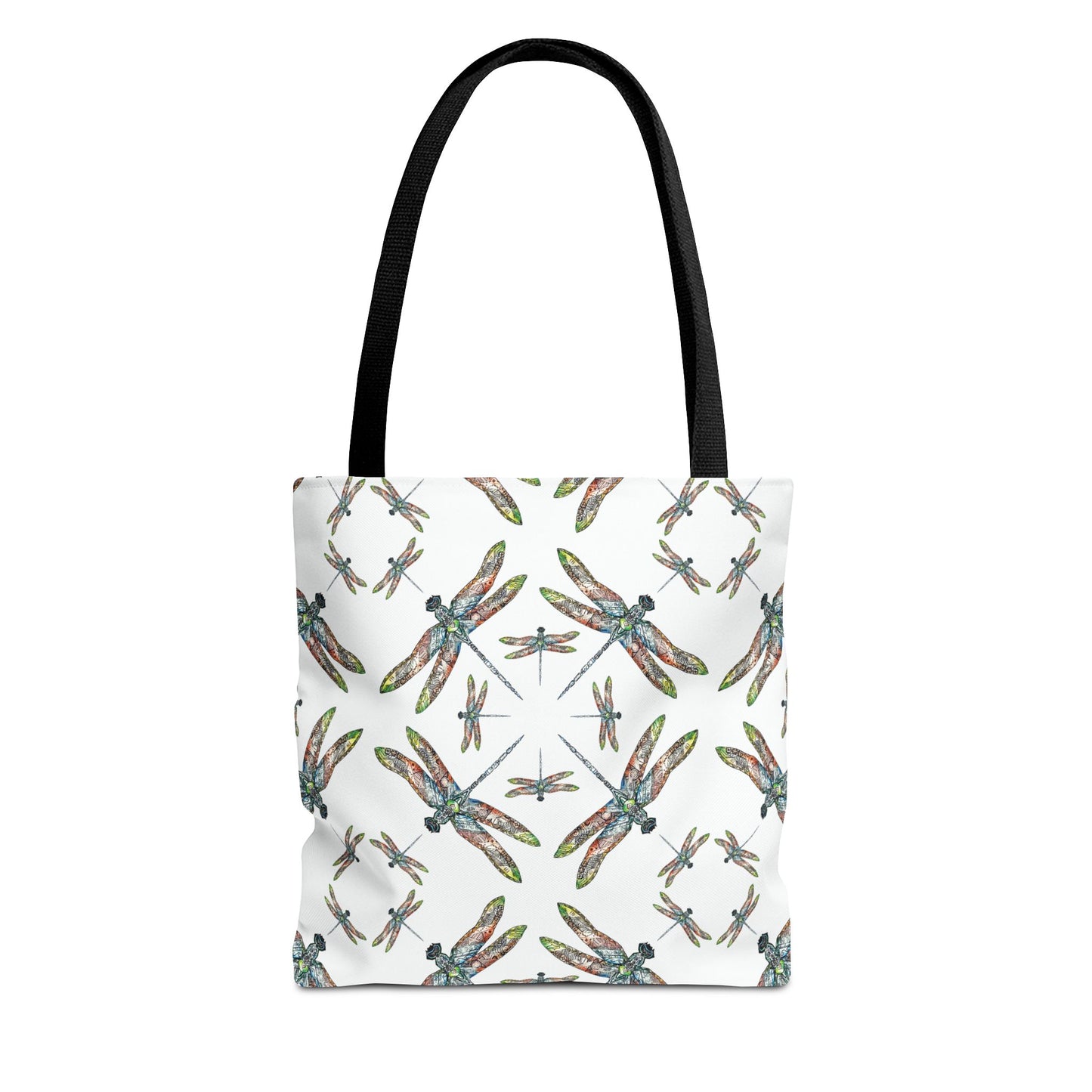 Tote Bag — Dragonfly Pattern, Native Tribal Design