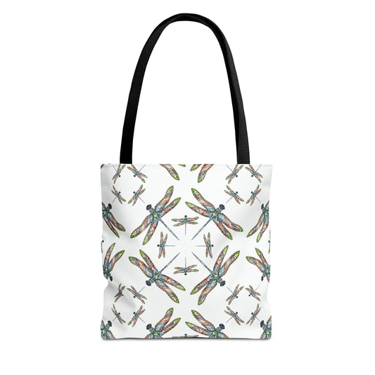 Tote Bag — Dragonfly Pattern, Native Tribal Design