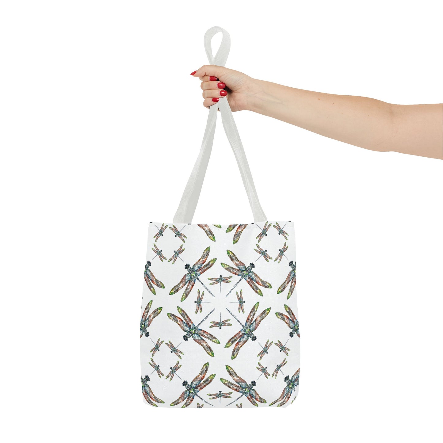 Tote Bag — Dragonfly Pattern, Native Tribal Design