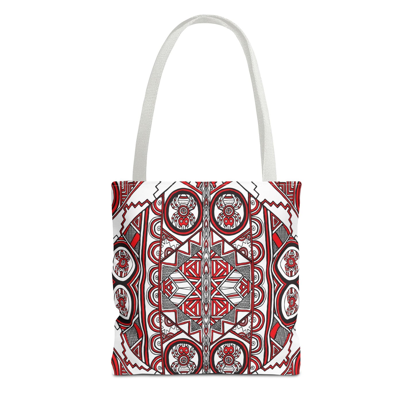 Tote Bag - Ancient Tribal Mound Symbols - Southeast Spider Design