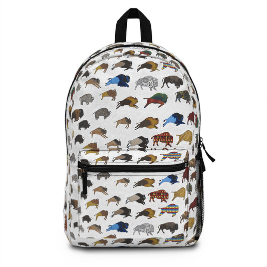 Backpack, Bison Transition, Buffalo, Native American, Back To School, Camping, Hiking