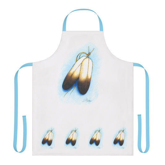 Apron with Feather Art