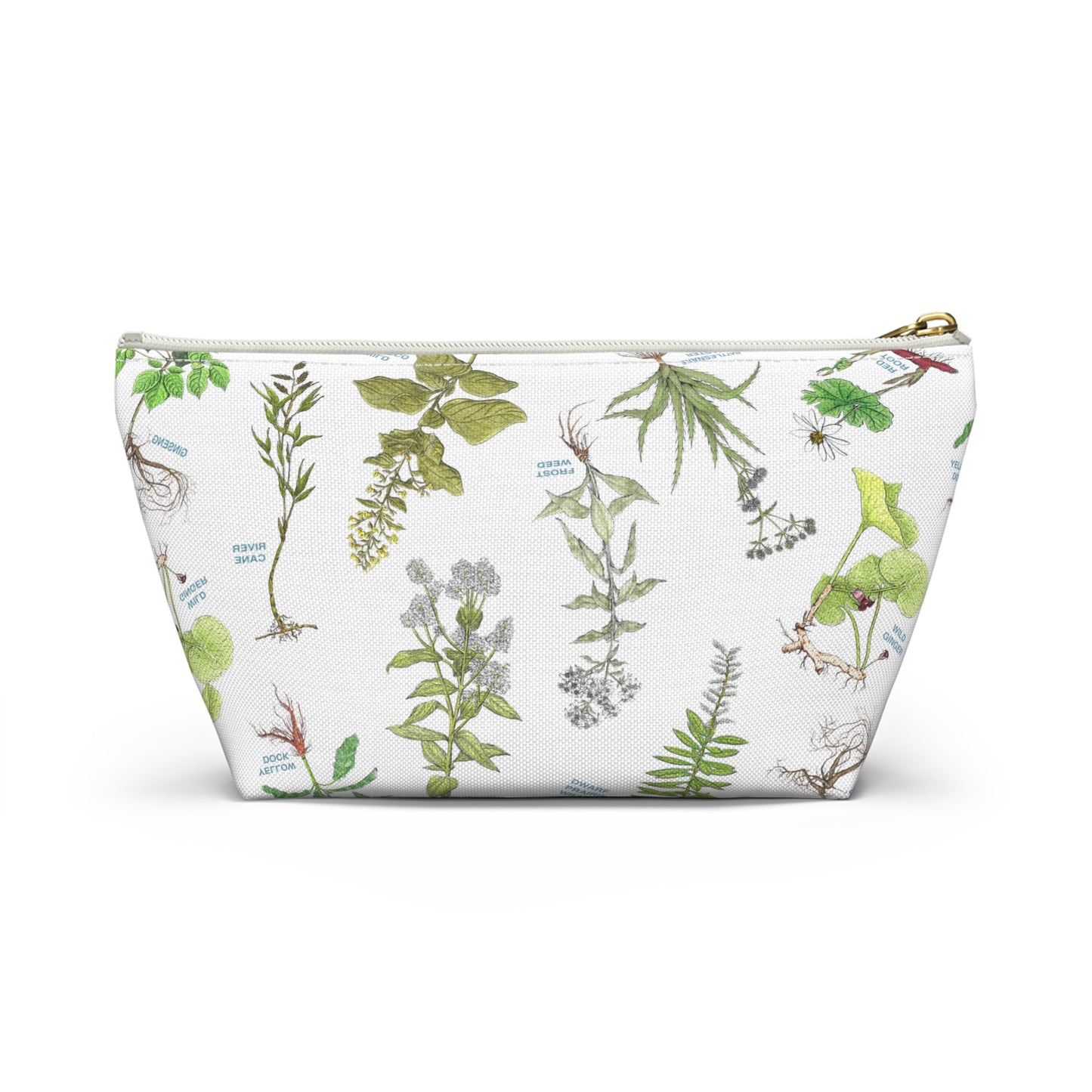 Cherokee Botanical Accessory Pouch — Floral T-Bottom Cosmetic Bag