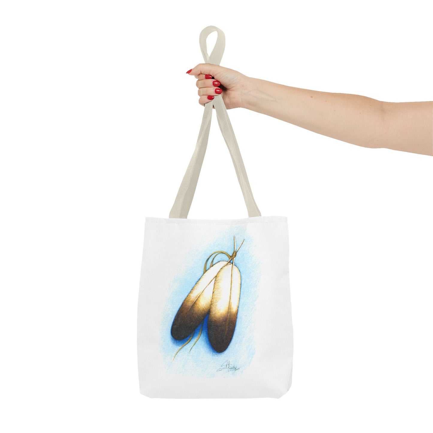 Tote Bag, Double Feather, Native American Design