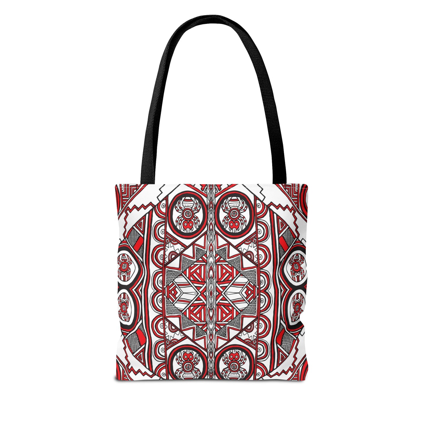 Tote Bag - Ancient Tribal Mound Symbols - Southeast Spider Design