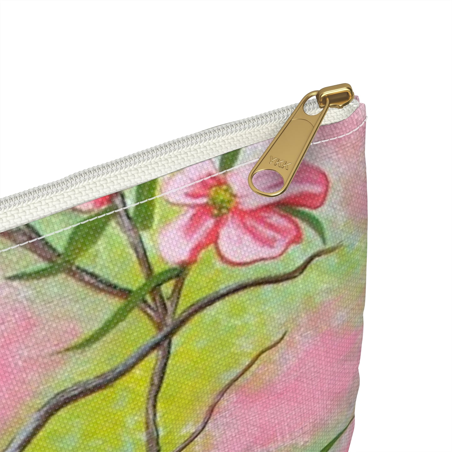 Accessory Pouch, Eastern Bluebird, Dogwood, Pretty In Pink, Wild Bird, Songbird, Oklahoma