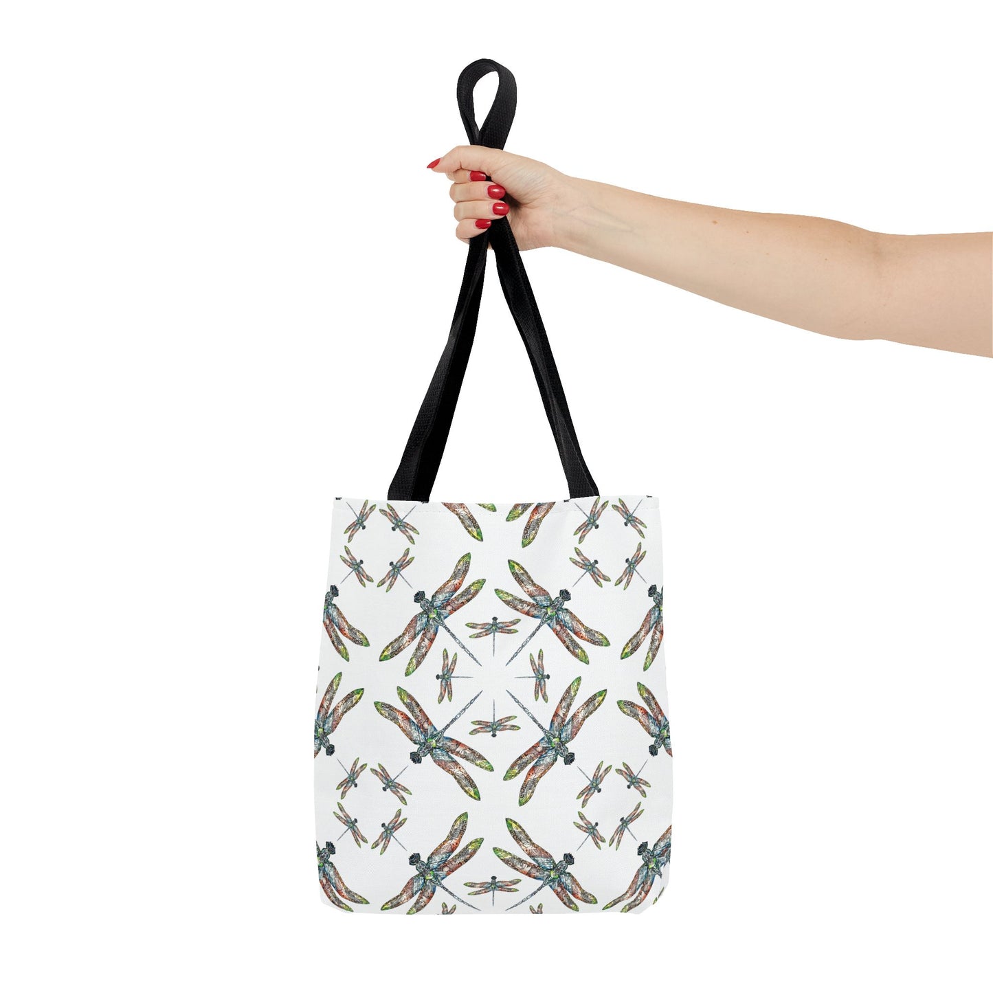 Tote Bag — Dragonfly Pattern, Native Tribal Design