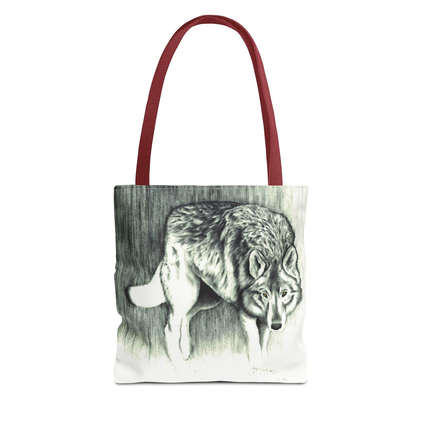 Tote Bag — Wolf Sketch - Native Wildlife Art Tote