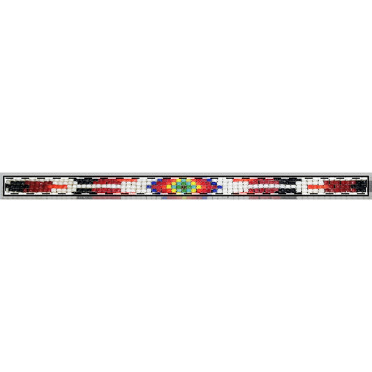 Clip-on Pet Collar, Native Bead Design, Native American, Oklahoma Style