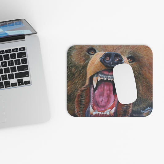 Mouse Pad (Rectangle), Bear Clan, Cherokee, Native American